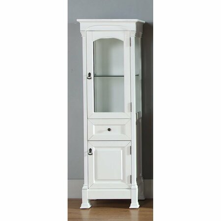 James Martin Vanities Brookfield Linen Cabinet, Bright White 147-L20-BW